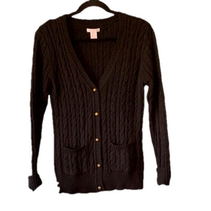 Alfred Sung Cable Knit Cardigan
